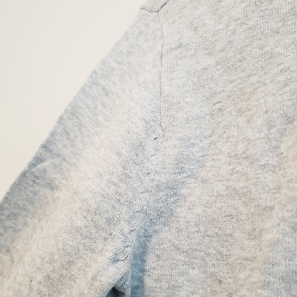 Basic Long Sleeve Light Grey Button-up Cardigan Light Grey Gray Layering - Picture 6 of 11
